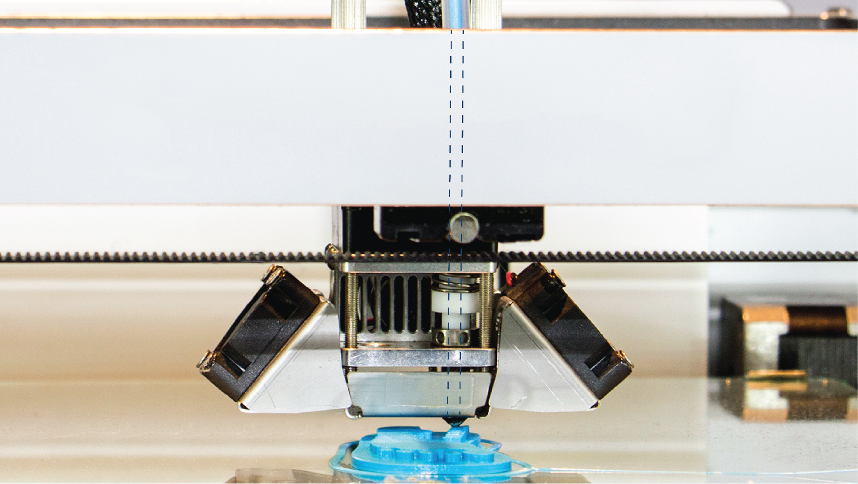 3D printer creating an object