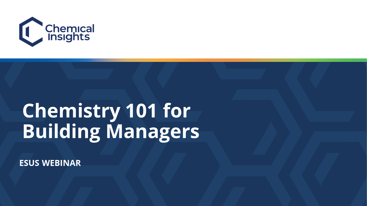 Cover: Chemistry 101 for Building Managers
