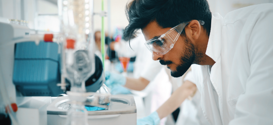 Researcher in a laboratory