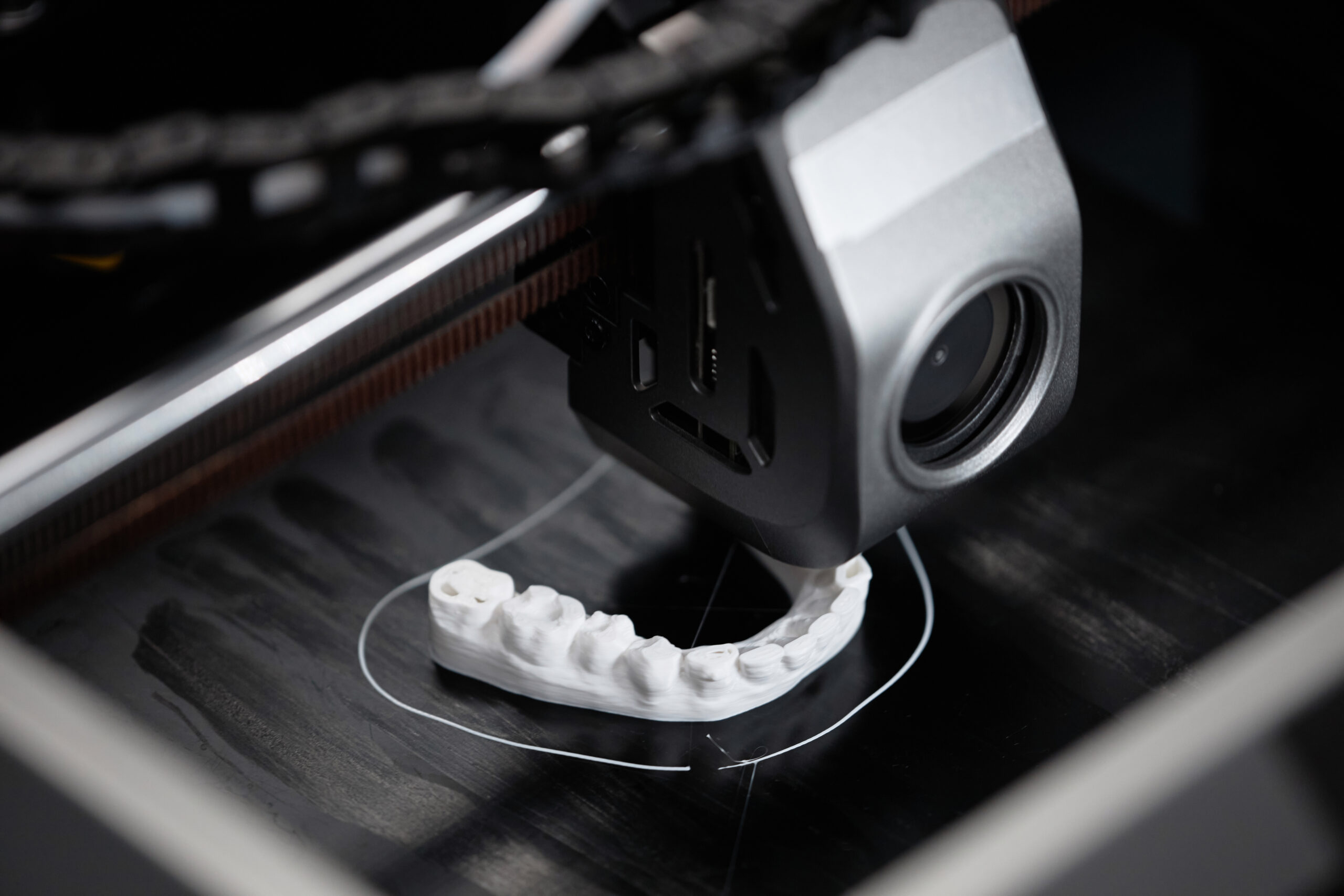 3D Printer Creating Dental Model