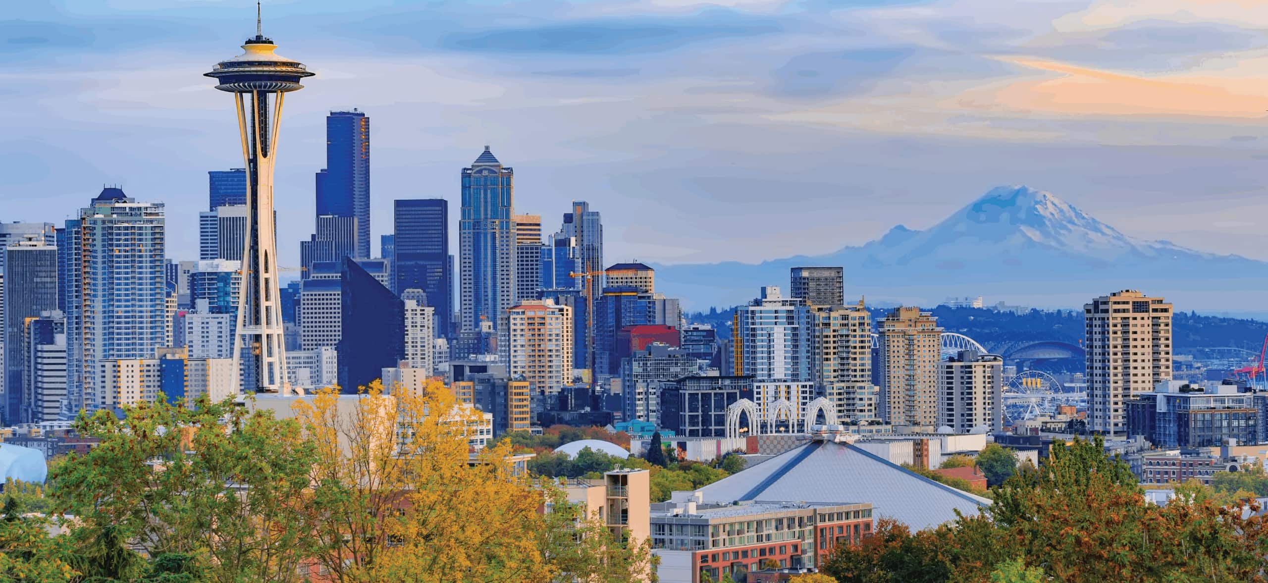 Seattle skyline.