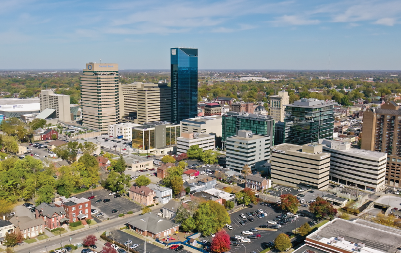 Lexington, KY skyline